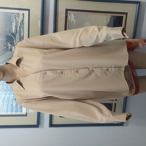 Notations Woman Beige LONGSLEEVE TOP SIZE 1X